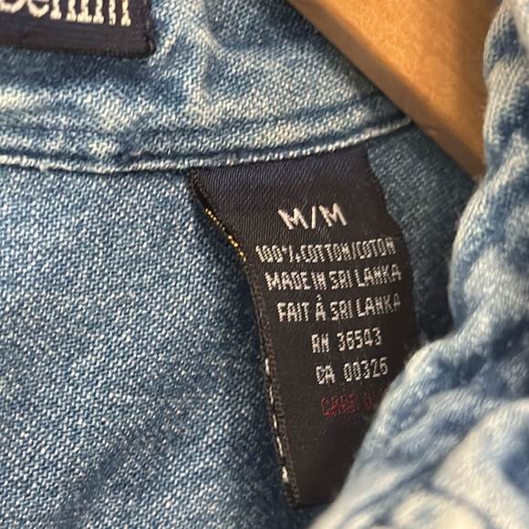 NEW ENGLAND DENIM USA Gant Shirt Button Down With Front Pockets Size Medium - Picture 8 of 8